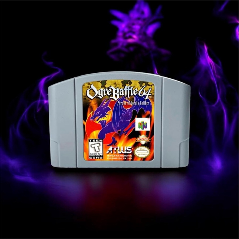 Ogre Battle 64 Game Cartridge - Gray